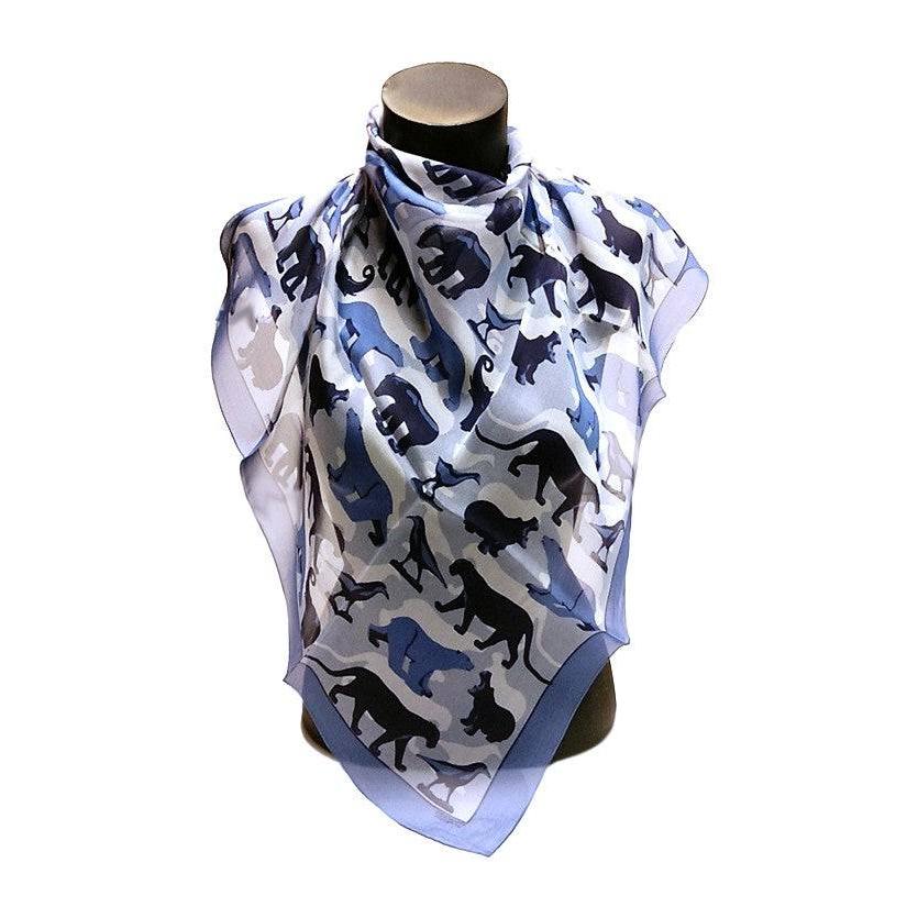 carres-70cm-pompon-animaux-bleu