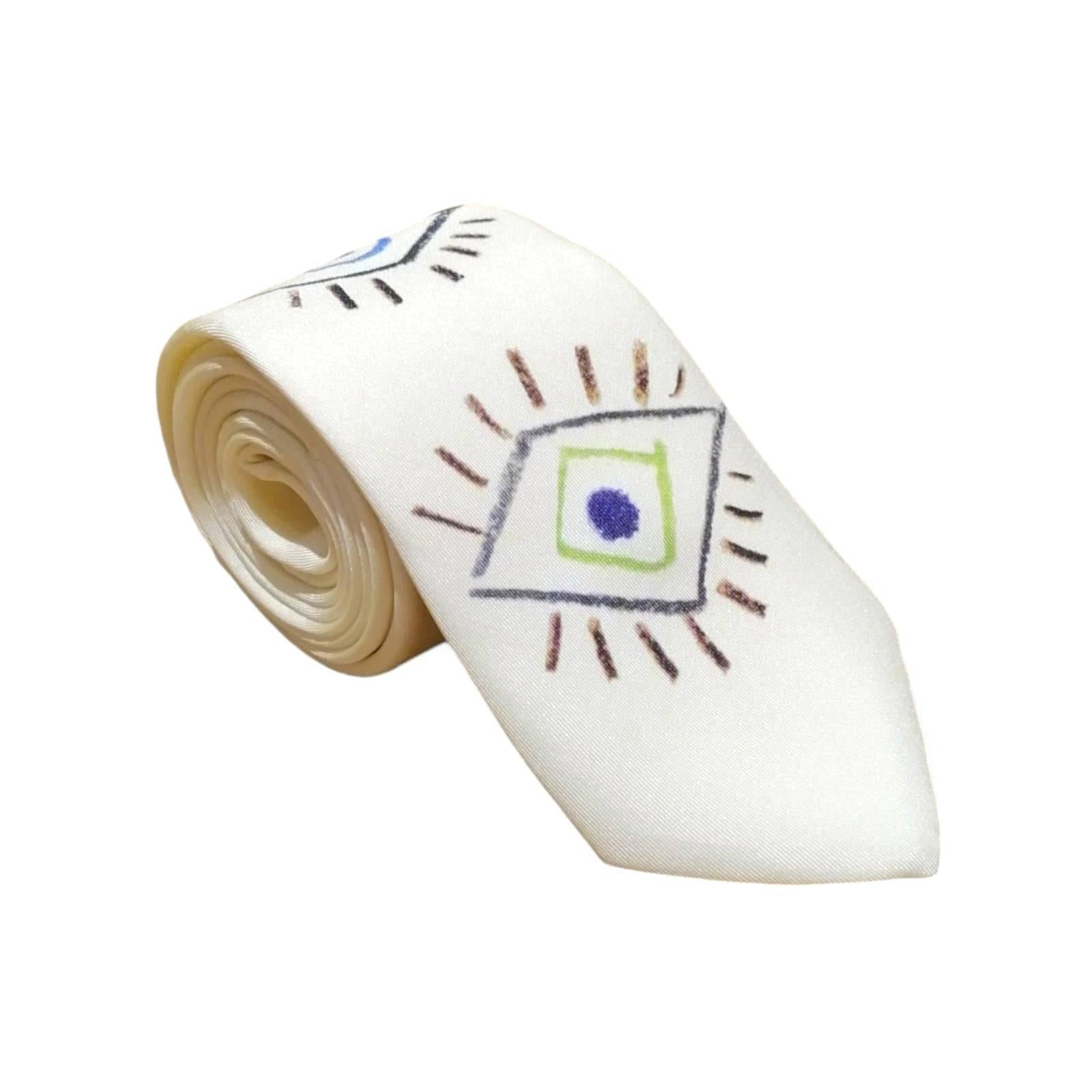 cravates-imprimees-picasso-l-oeil