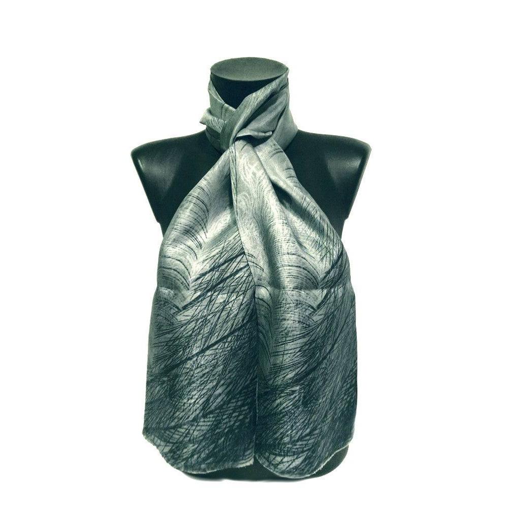 echarpes-homme-plumes-gris