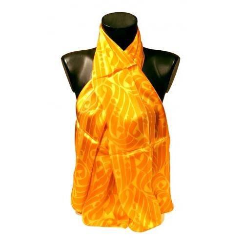 echarpes-longues-140cm-dufy-calligraphie-arabe-orange