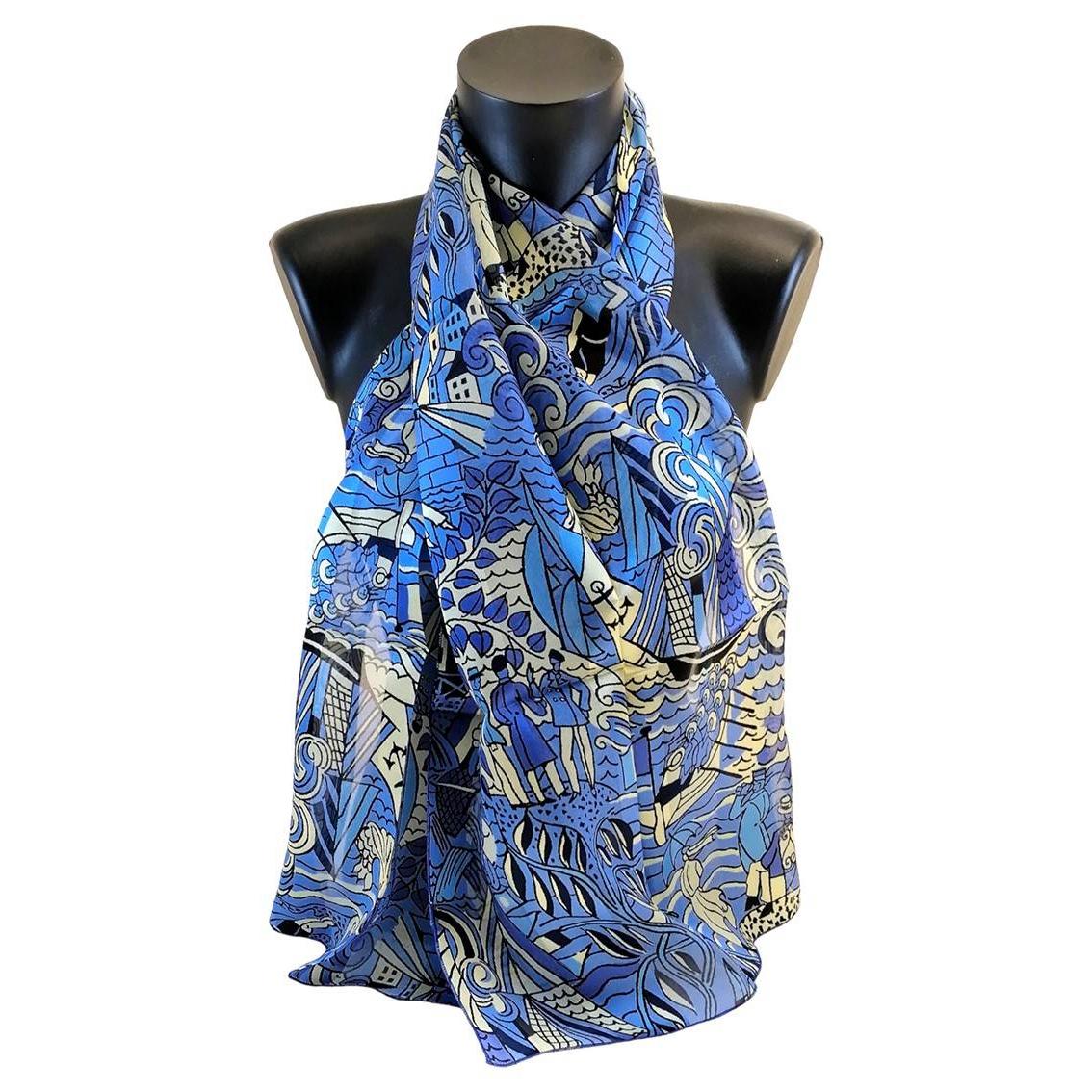 echarpes-longues-140cm-dufy-deauville-bleu-marine