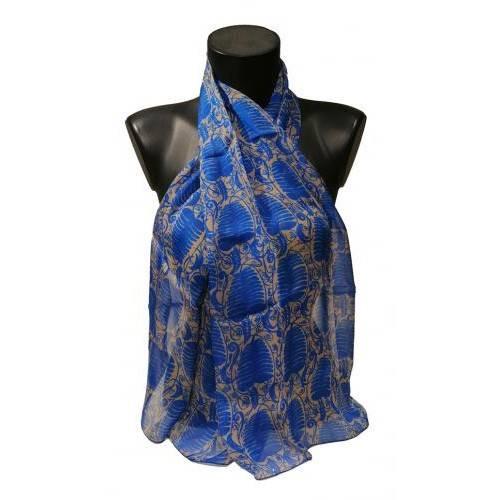 echarpes-longues-140cm-fortuny-coeurs-de-feuille-bleu-khaki