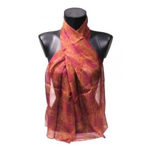 echarpes-longues-140cm-fortuny-coeurs-de-feuille-rouge