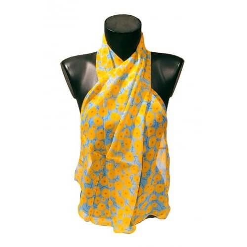echarpes-longues-140cm-ruhlmann-dessin-textile-bleu-jaune