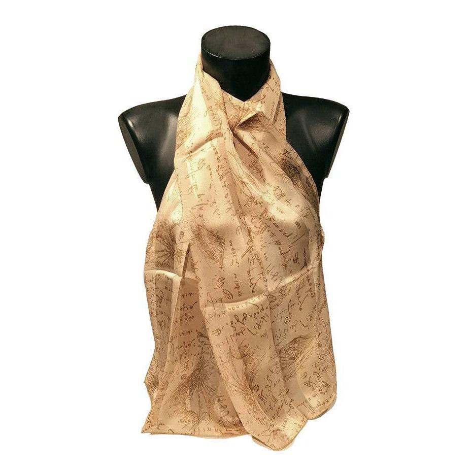 echarpes-longues-140cm-vinci-codex-beige