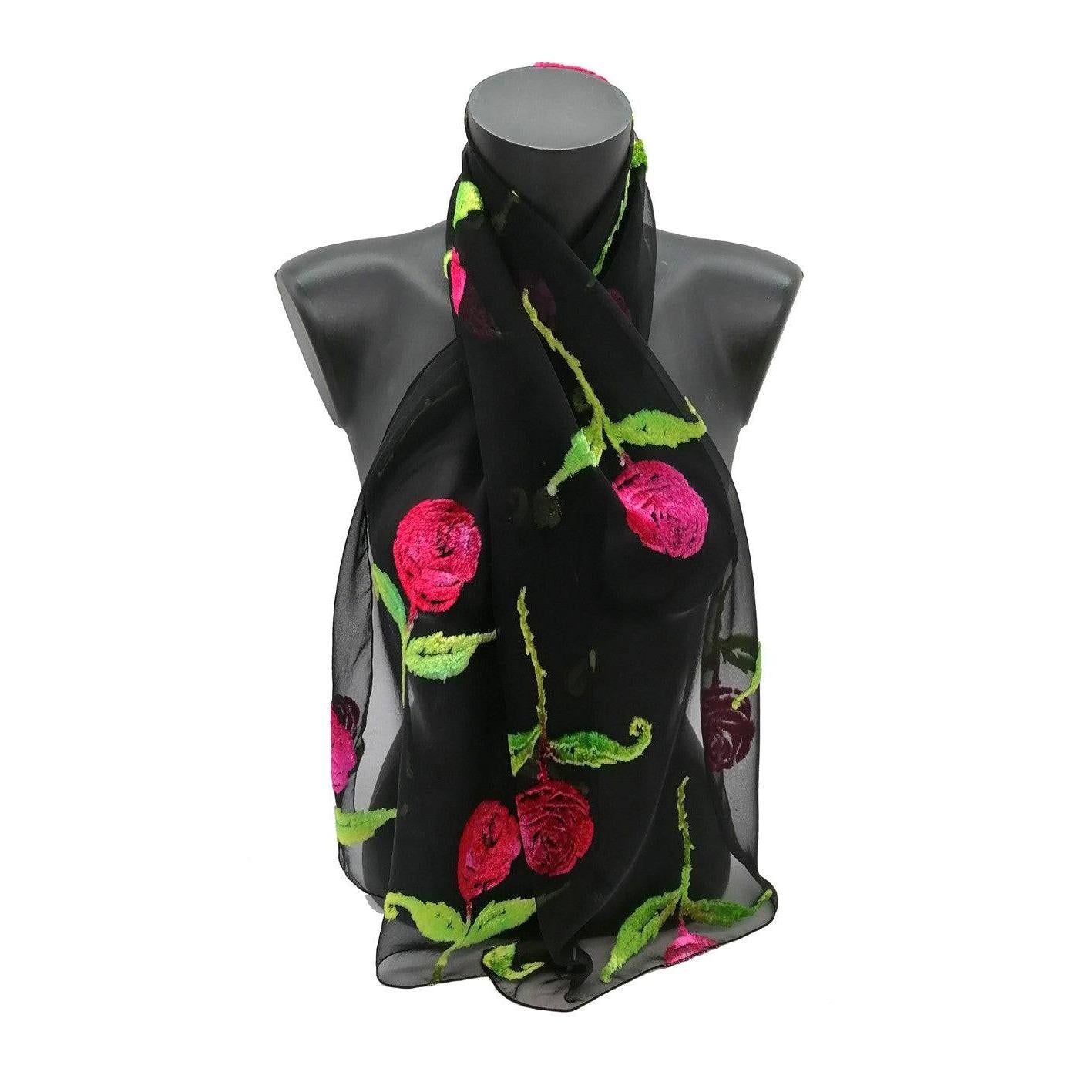 echarpes-longues-velours-roses-paul-iribe-vert-rose