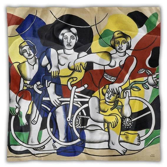 carres-90cm-leger-les-quatre-cyclistes-2