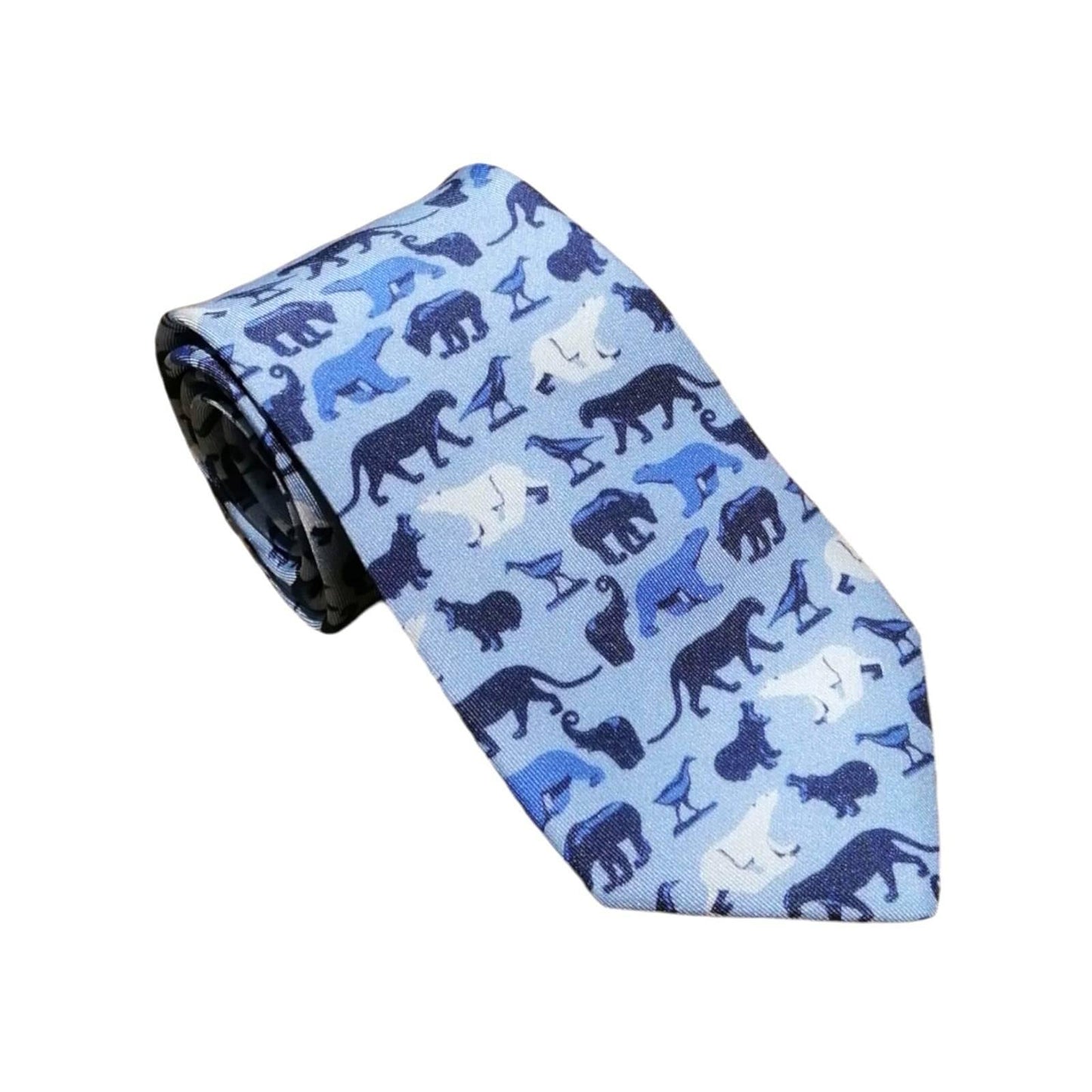 cravates-imprimees-pompon-animaux-bleu