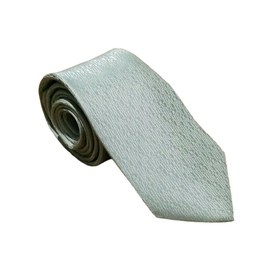 cravates-tissees-jacquard-unie-initiales-sauge