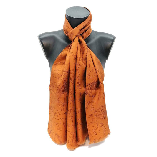 echarpes-homme-vinci-codex-marron-clair