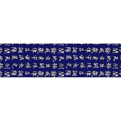 echarpes-longues-140cm-calligraphie-chinoise-marine-2