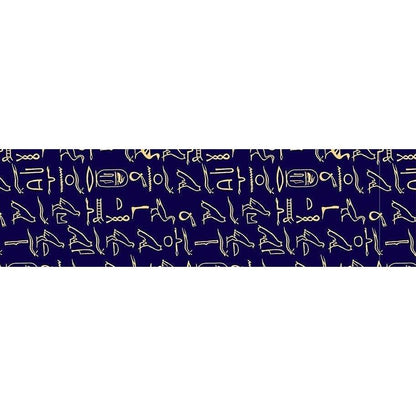 echarpes-longues-140cm-hieroglyphes-marine-2