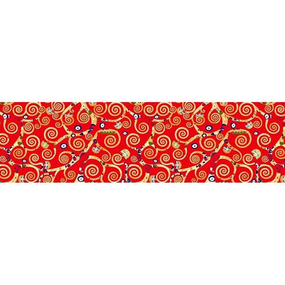 echarpes-longues-140cm-klimt-arbre-de-vie-rouge-2