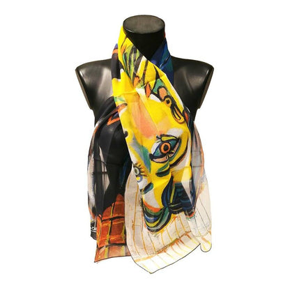 echarpes-longues-140cm-picasso-portrait-de-dora-maar