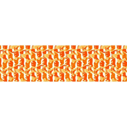 echarpes-longues-140cm-pompon-animaux-orange-2